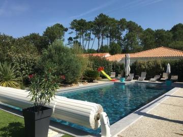 Location de vacances en maison (avec piscine) 10 personnes à VIELLE SAINT GIRONS (40)