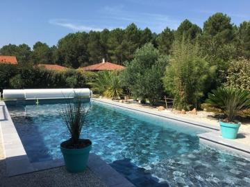 Location de vacances en maison (avec piscine) 10 personnes à VIELLE SAINT GIRONS (40)