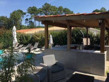 Location de vacances en maison (avec piscine) 10 personnes à VIELLE SAINT GIRONS (40)