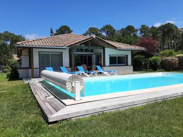 Location de vacances en maison (avec piscine) 6 personnes à MOLIETS ET MAA (40)