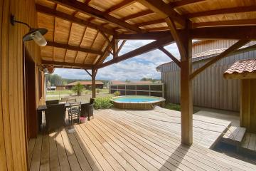 Holiday rental in house (with pool) 6 persons Vielle Saint Girons (40)