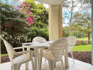 Location de vacances en appartement (avec piscine) 6 personnes à MOLIETS ET MAA (40)
