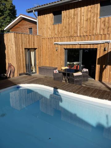 Location de vacances en maison (avec piscine) 6 personnes à MOLIETS ET MAA (40)