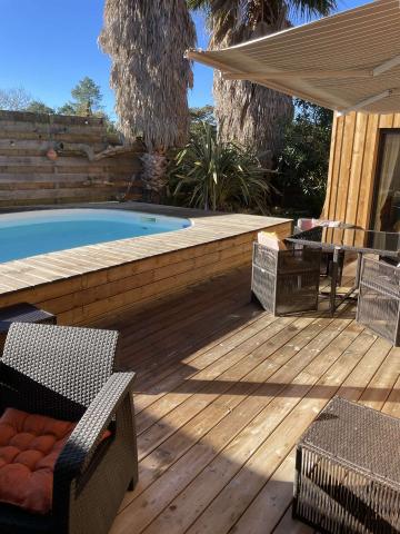 Location de vacances en maison (avec piscine) 6 personnes à MOLIETS ET MAA (40)