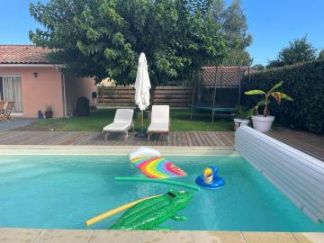 Location de vacances en maison (avec piscine) 8 personnes à LINXE (40)