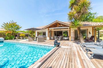 Location de vacances en maison  8 personnes à MOLIETS ET MAA 