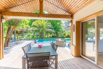 Location de vacances en maison (avec piscine) 8 personnes à MOLIETS ET MAA (40)