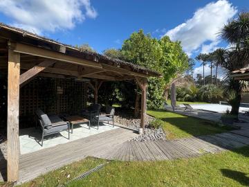 Location de vacances en maison (avec piscine) 8 personnes à MOLIETS ET MAA (40)
