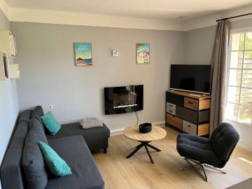 Location de vacances en maison mitoyenne (avec piscine) 5 personnes à MOLIETS ET MAA (40)