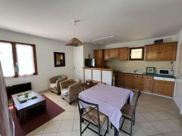 Location de vacances en maison mitoyenne (avec piscine) 6 personnes à MOLIETS ET MAA (40)